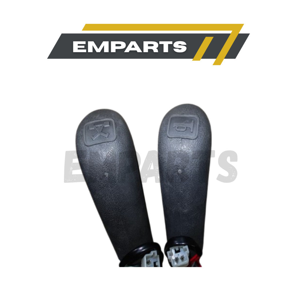 1 PAIR EXCAVATOR KOBLECO SK100 SK120 SK200 PILOT HANDLE ROD JOYSTICK CONTROL LEVEL