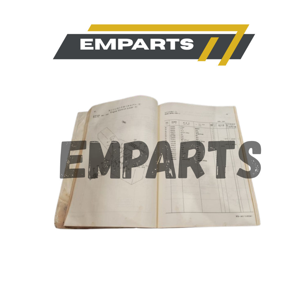 (PHOTOCOPY) HITACHI Excavator EX75UR Parts Catalog Book Manual